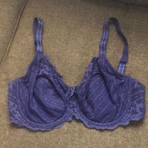 Royal Blue Chantelle lace bra